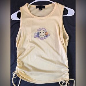 Woman’s tank top with adjustable sides